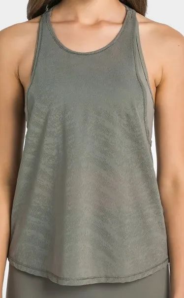 Women's Back Slit Sleeveless Tank Top